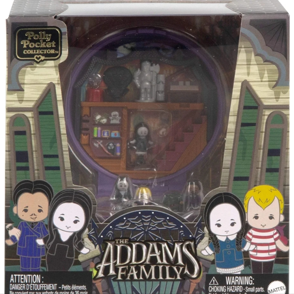 NIB. Polly Pocket Collector The Addams Family Compact